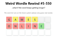 Weird Wordle
