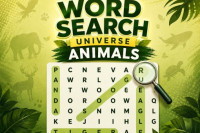  Word Search Universe Animals
